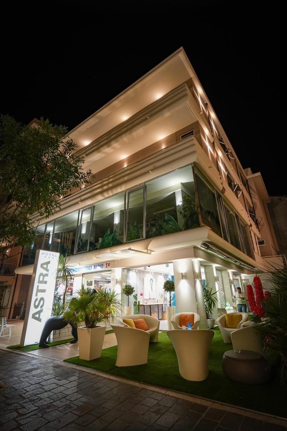 Property building, Night