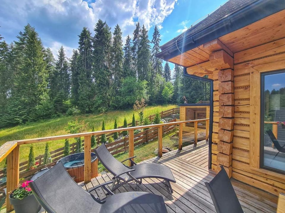 LK Resort Łapsze domy z prywatną balią i sauną Chalet in Lesser Poland Voivodeship
