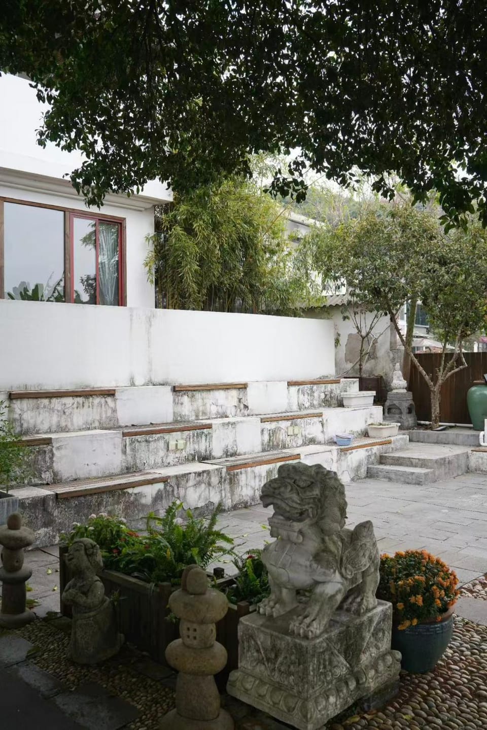 Spring, Garden, Garden view