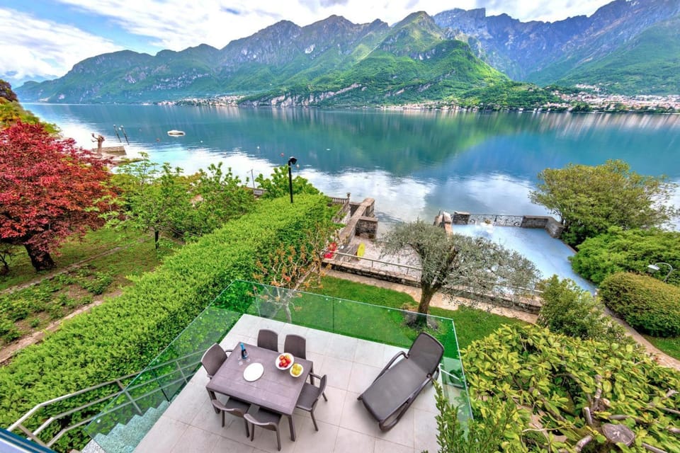 Property building, Living room, Swimming pool