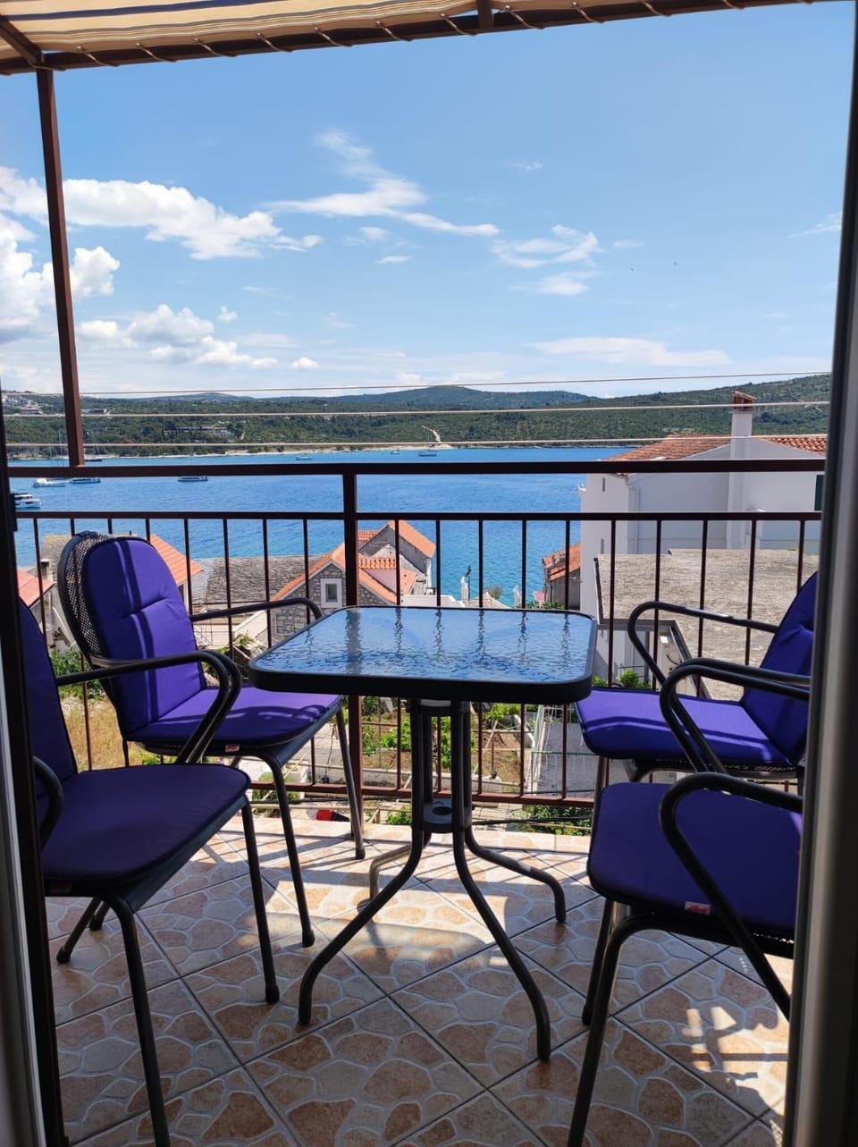 Day, View (from property/room), Balcony/Terrace, Seating area, Sea view