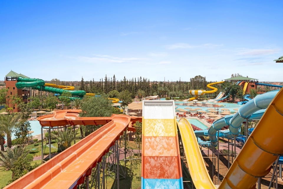 Natural landscape, Aqua park, Pool view, Swimming pool