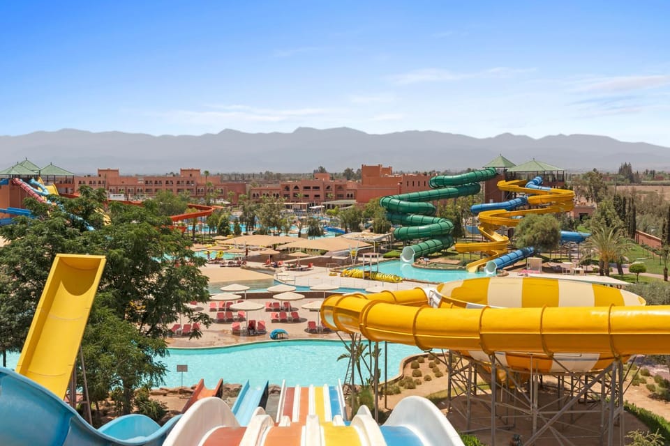 Natural landscape, Aqua park, Pool view, Swimming pool