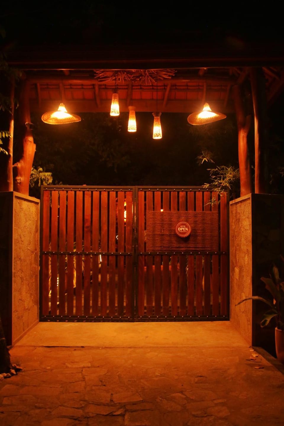Night, View (from property/room), Swimming pool