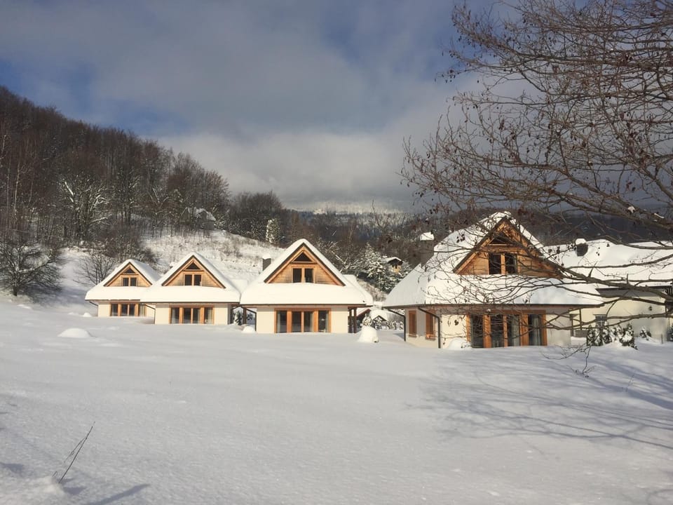 Property building, Day, Winter