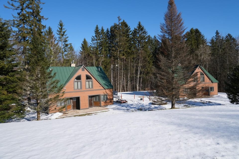 Property building, Facade/entrance, Neighbourhood, Winter
