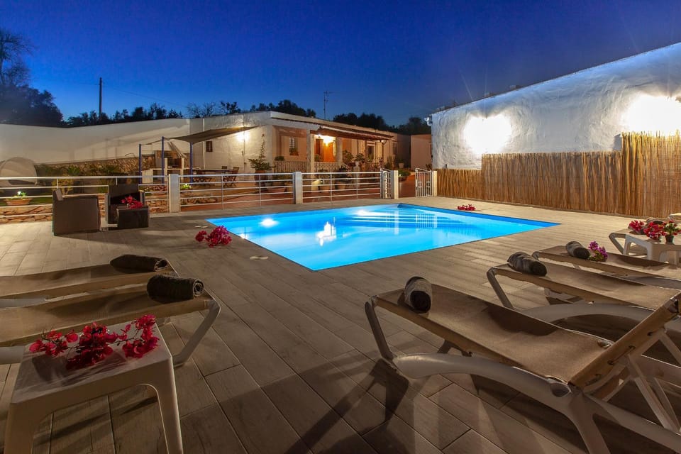 Night, Swimming pool