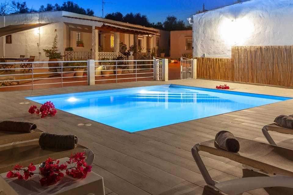 Night, Swimming pool