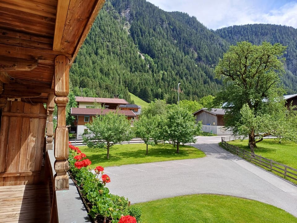 Day, Natural landscape, Garden, Garden view, Mountain view, Parking