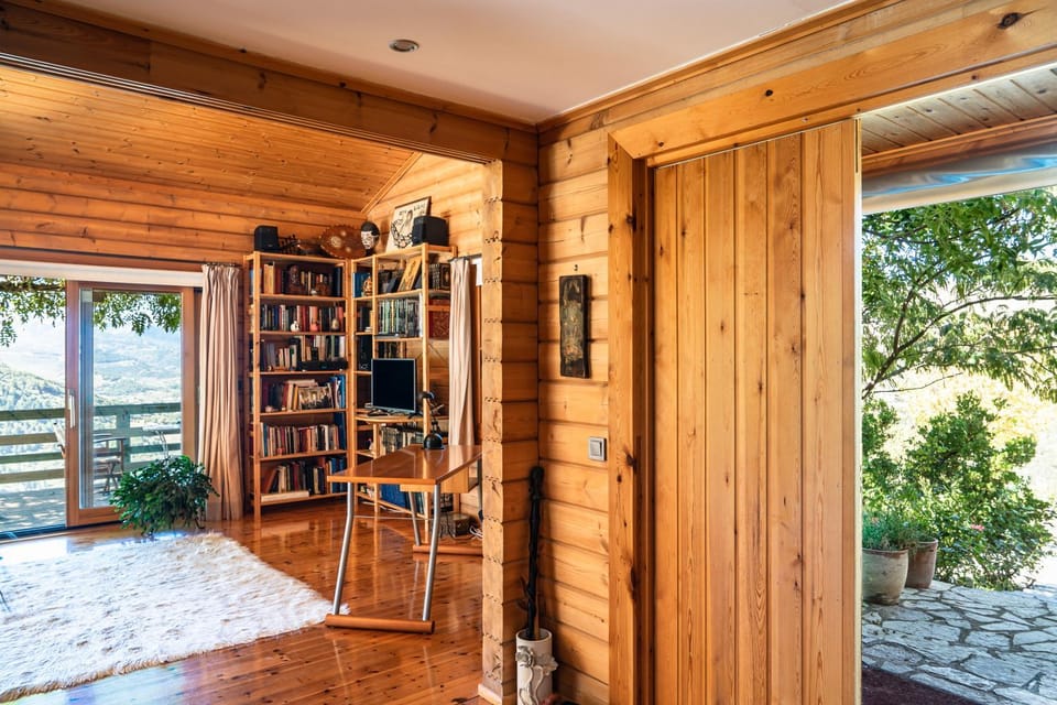 Garden, Library, Garden view