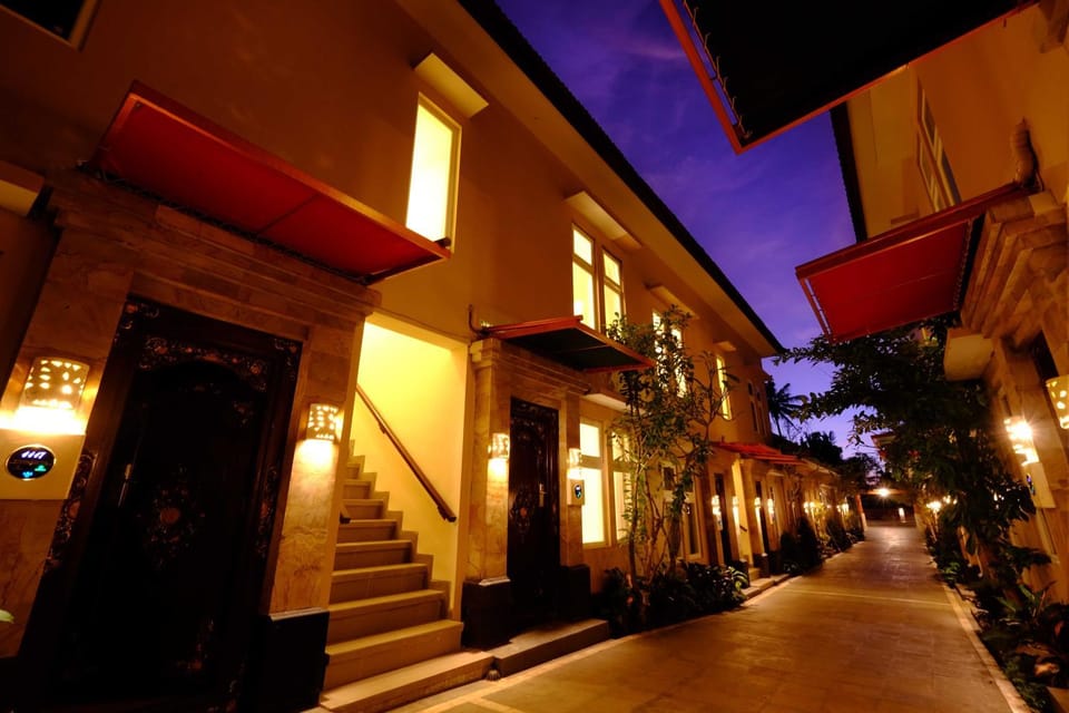 Property building, Sunset