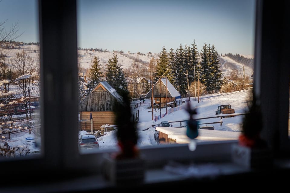 Day, Natural landscape, Winter, Mountain view