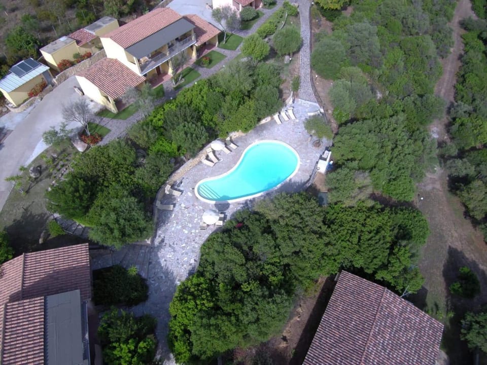Bird's eye view, Pool view
