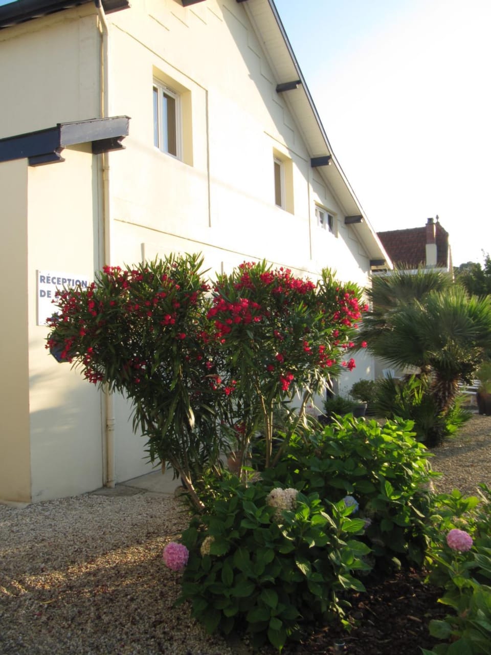 Facade/entrance, Garden, Garden view, Sunset, Inner courtyard view