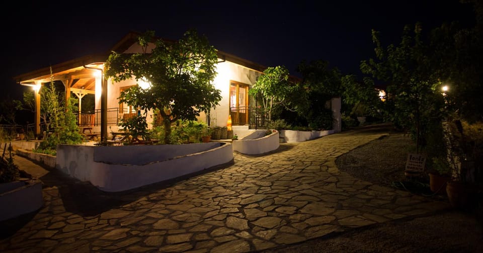 Facade/entrance, Night, Garden, Parking