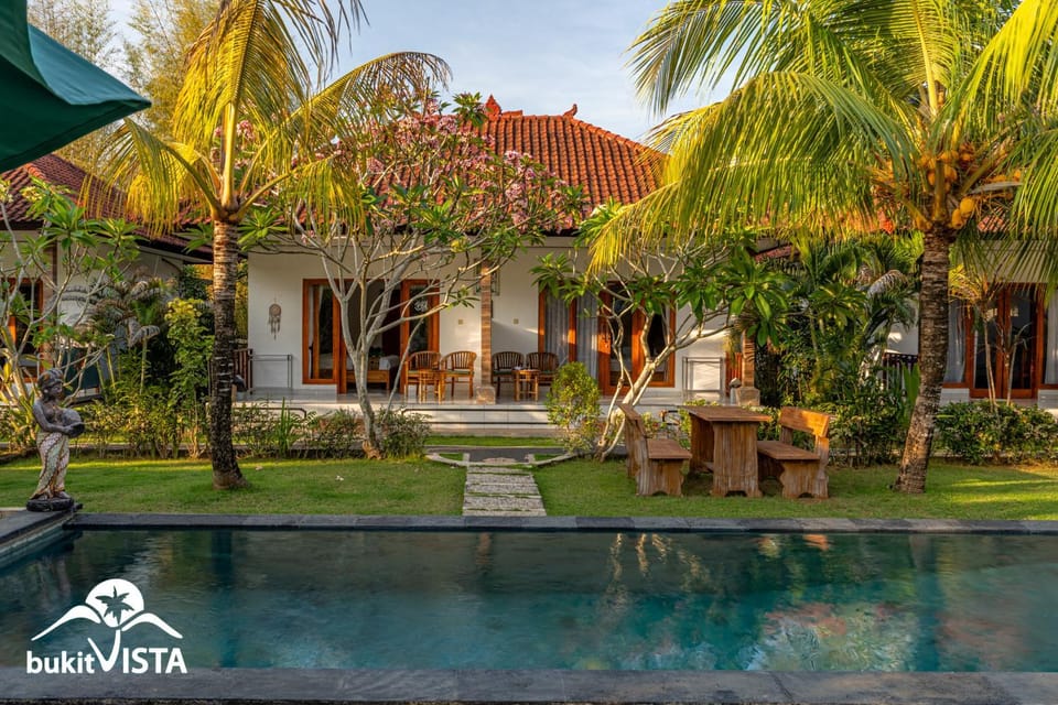 Garden, Pool view, Swimming pool, sunbed