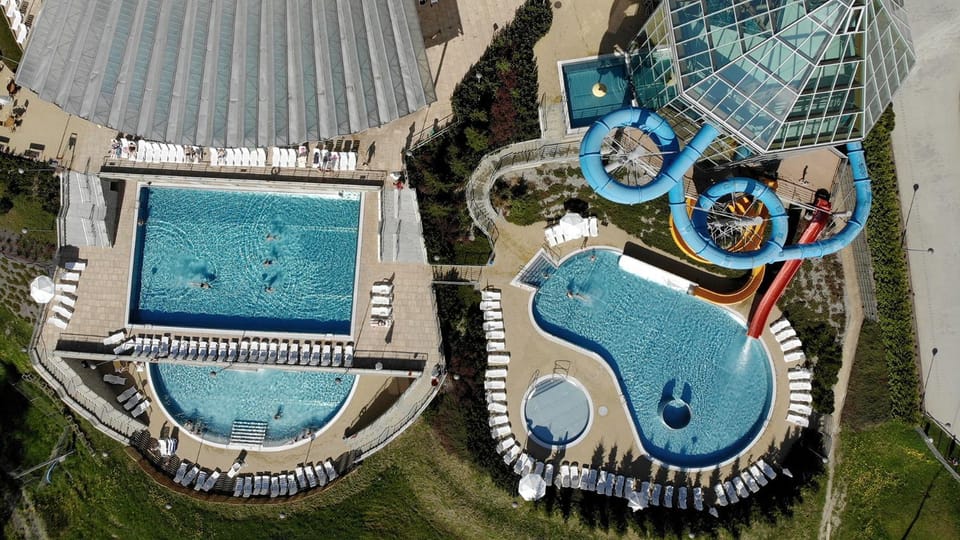 Property building, Aqua park, Swimming pool