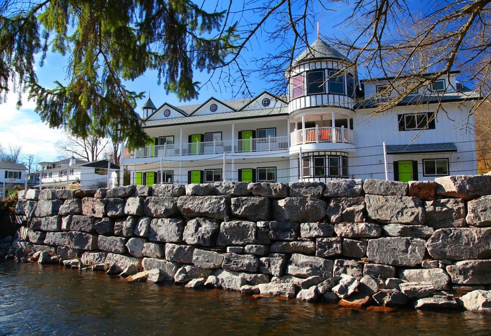 Property building, Day, River view