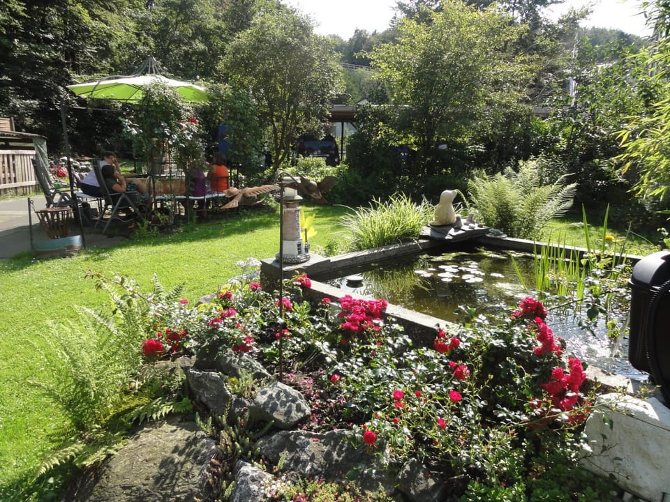 Property building, Garden view