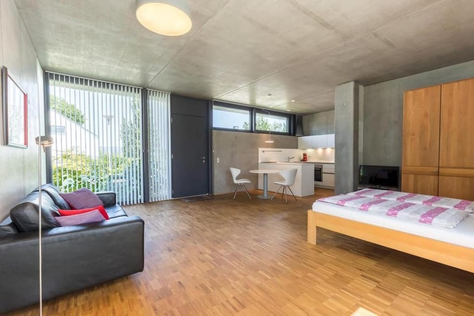 Property building, Living room, Bedroom