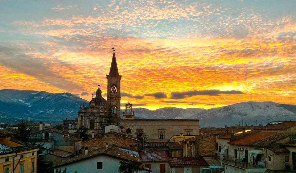 Nearby landmark, Neighbourhood, Natural landscape, Winter, Balcony/Terrace, Balcony/Terrace, City view, Landmark view, Mountain view, Sunset