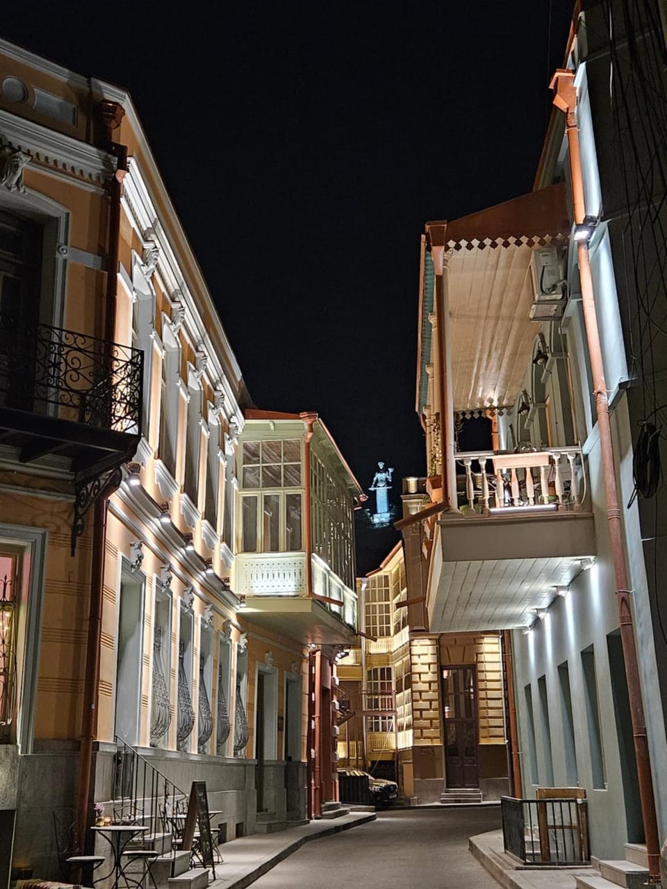Property building, Night, Neighbourhood, City view, Street view, Location