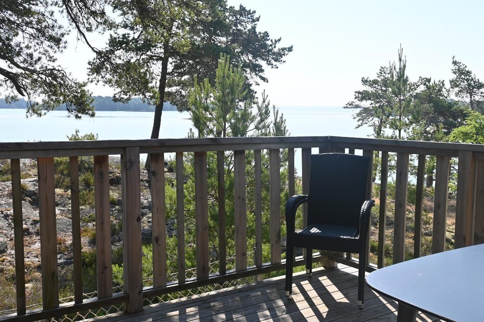 Patio, Day, Lake view