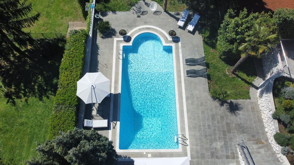 Luxury Apartment with private pool and 2 bedrooms in Villa Opatija Bay View Apartment in Opatija