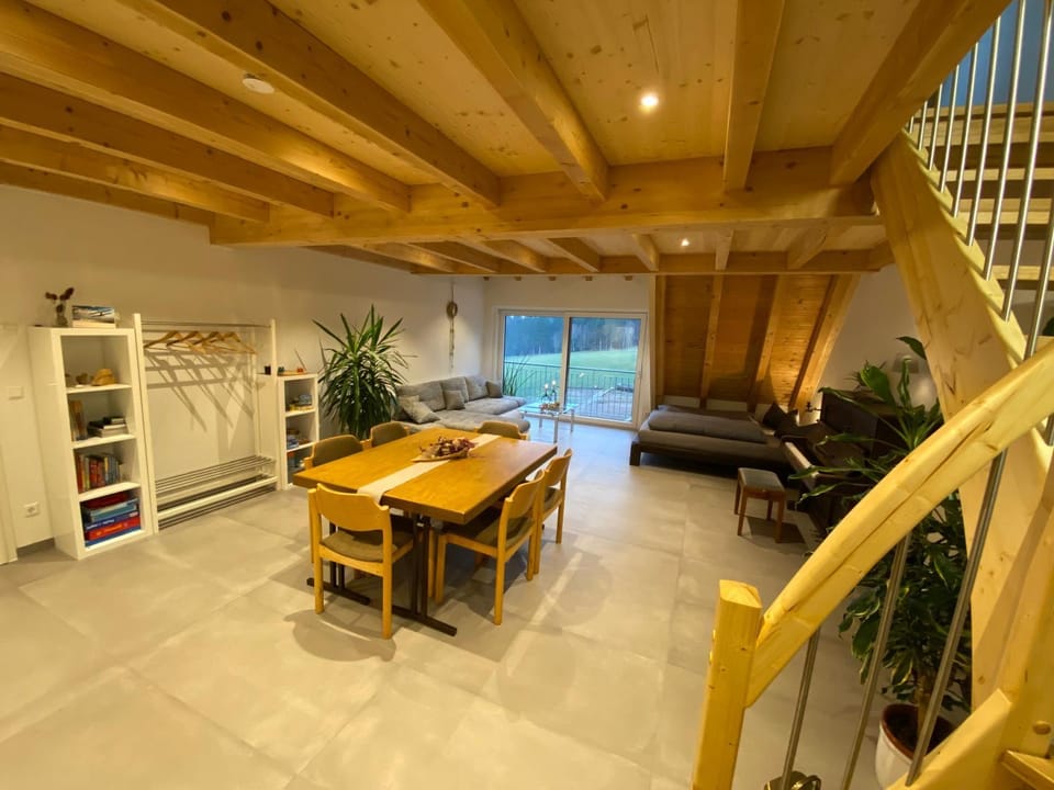 Living room, Dining area, Bedroom