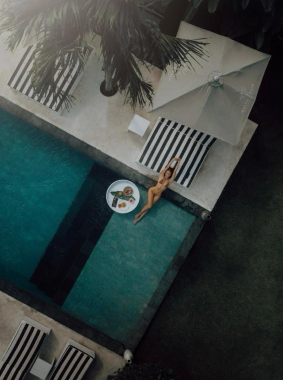 View (from property/room), Pool view, Swimming pool, sunbed