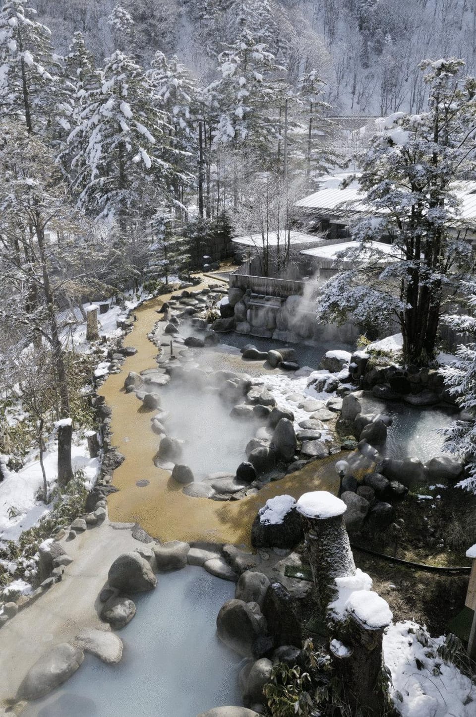 Winter, Hot Spring Bath, Open Air Bath