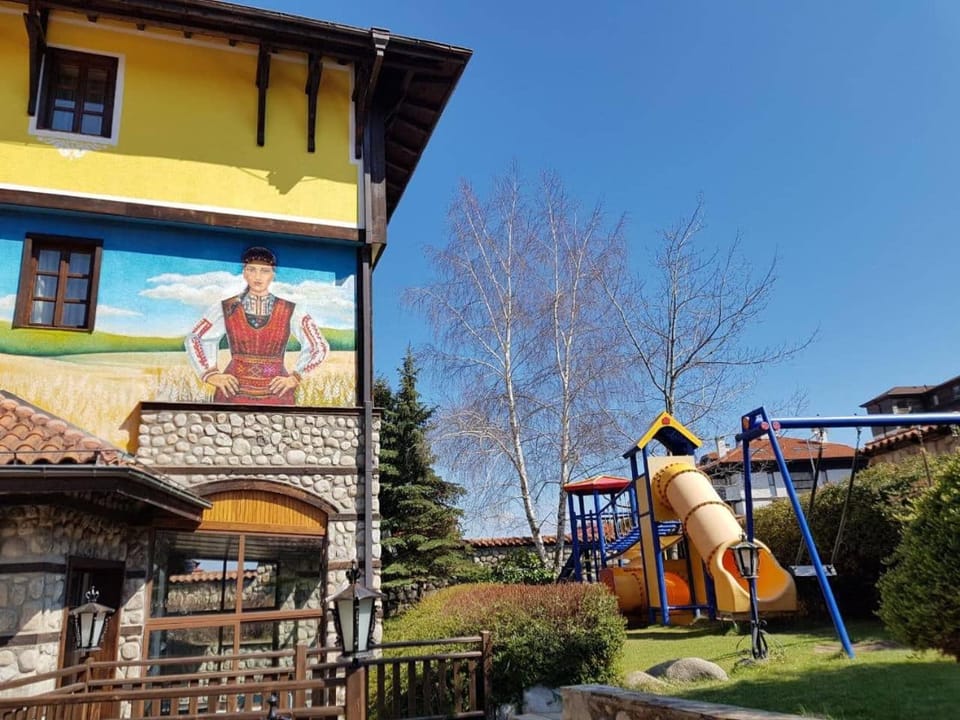 Property building, Day, Natural landscape, Children play ground