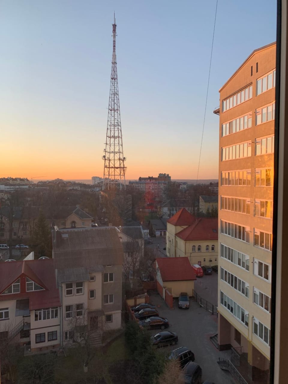 City view, Sunset