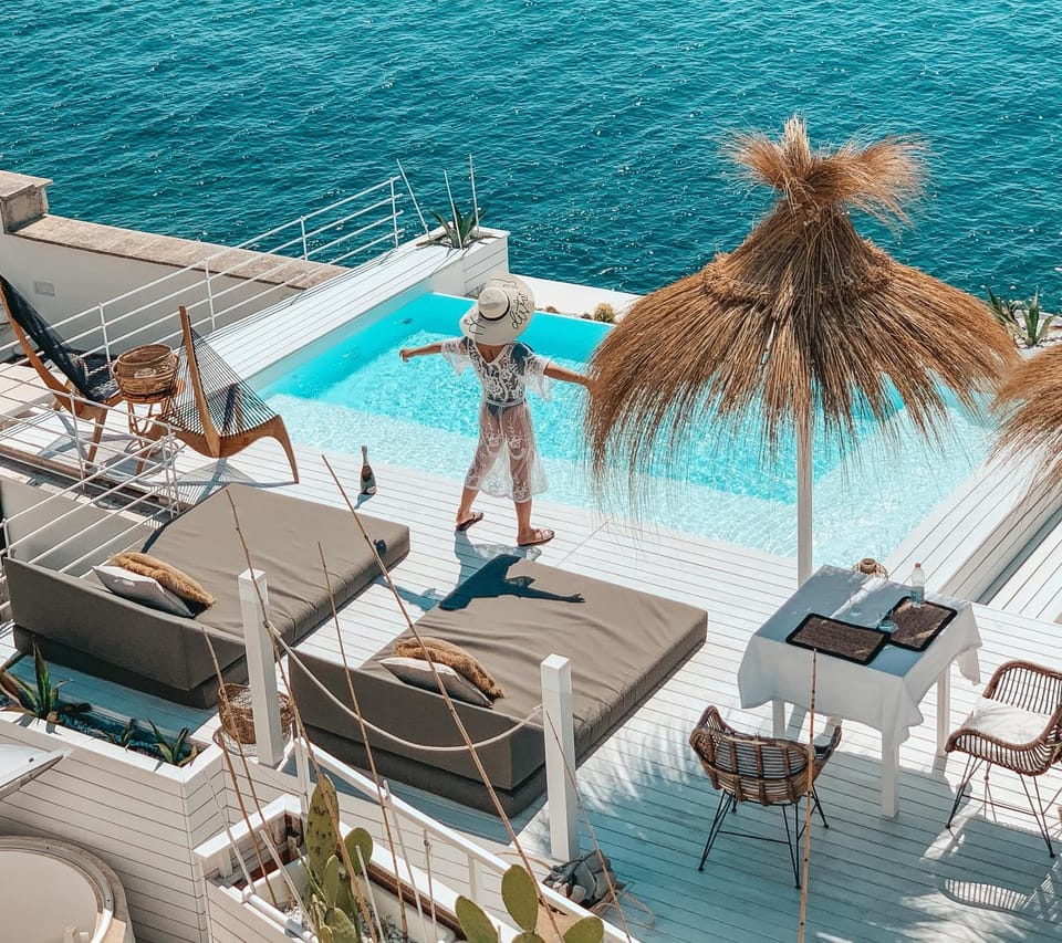 Bird's eye view, Balcony/Terrace, Pool view, Sea view, Swimming pool