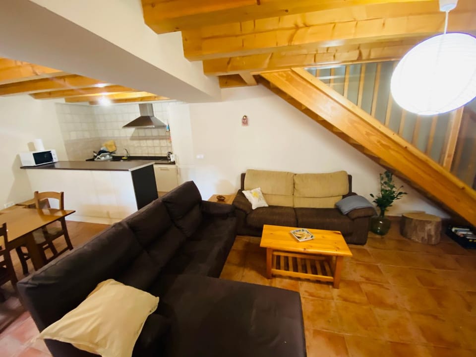 Kitchen or kitchenette, Living room, Dining area