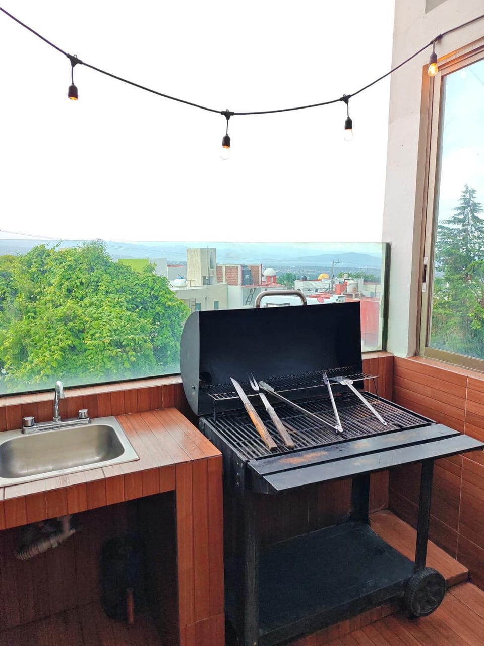 Natural landscape, BBQ facilities, Balcony/Terrace, Mountain view