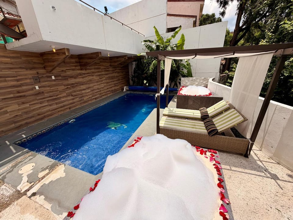 Hot Tub, Pool view, Swimming pool, sunbed