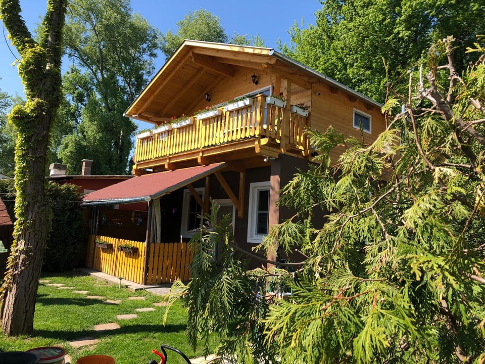 Property building, Garden view