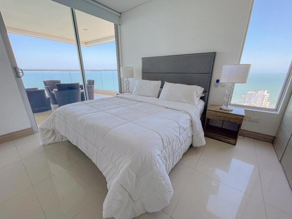 Bedroom, Sea view
