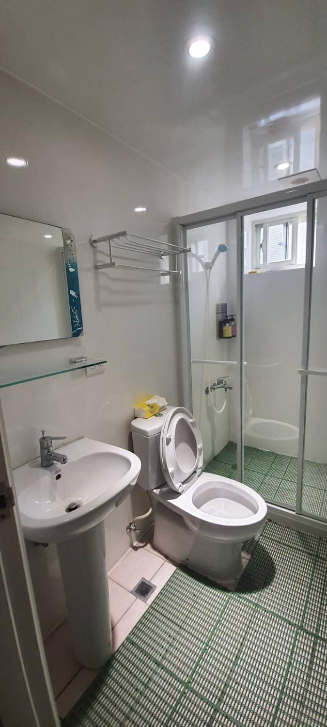 Shower, Toilet, Bathroom, bidet, towels