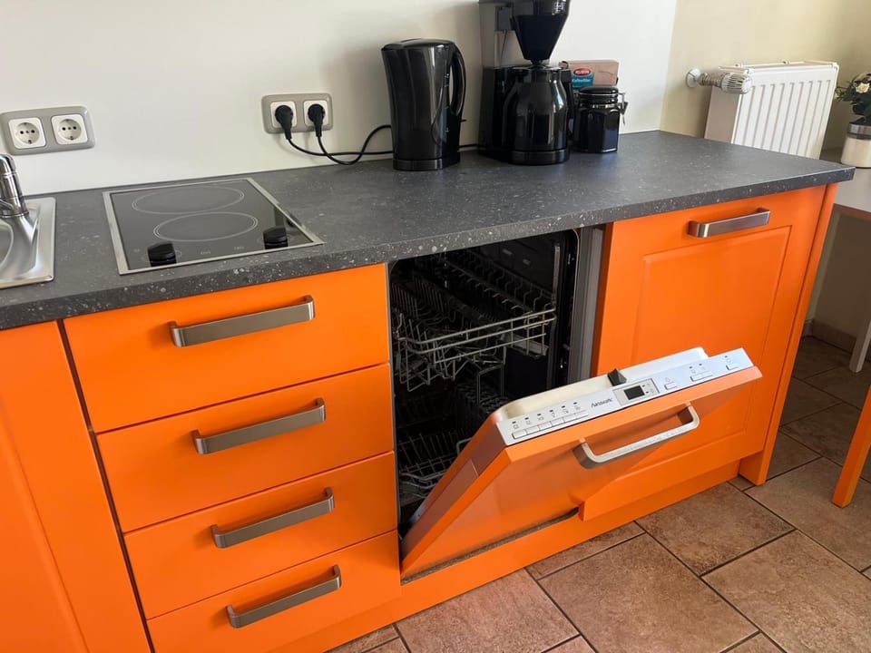 Coffee/tea facilities, Kitchen or kitchenette, dishwasher, minibar, stove, toaster