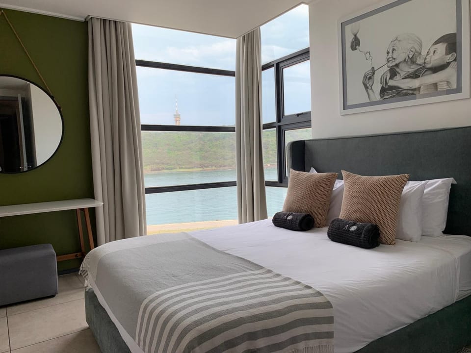 Bed, Photo of the whole room, Bedroom, Sea view