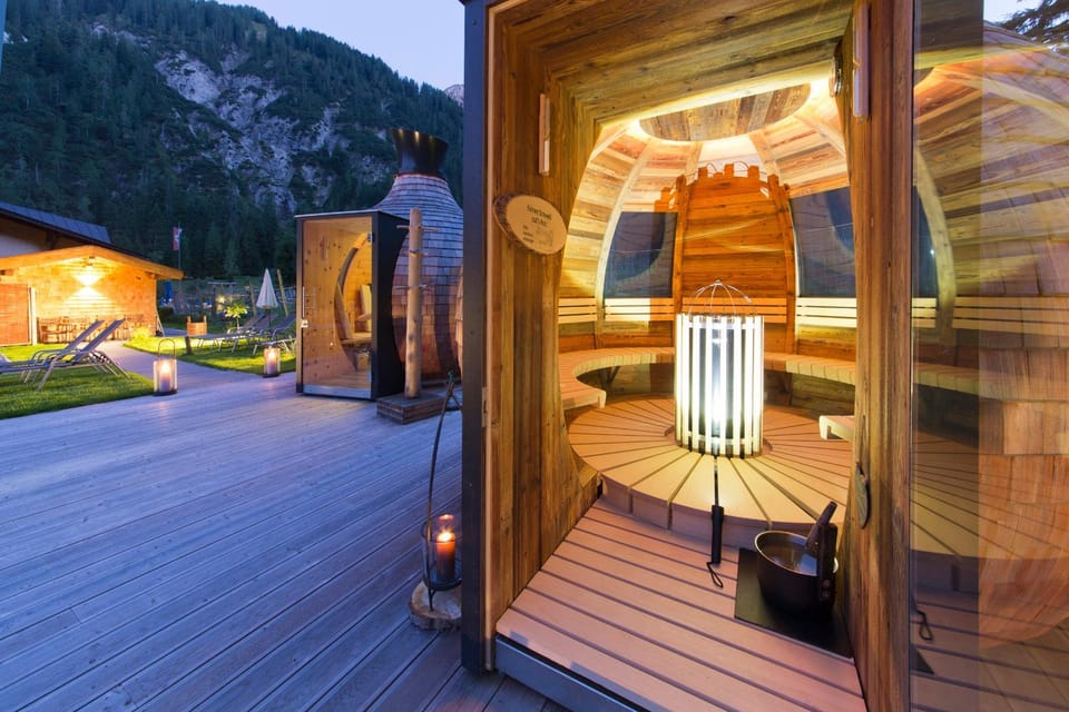 Garden, Sauna, Mountain view