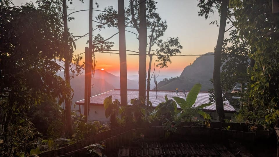 Mountain view, Sunrise, Sunset