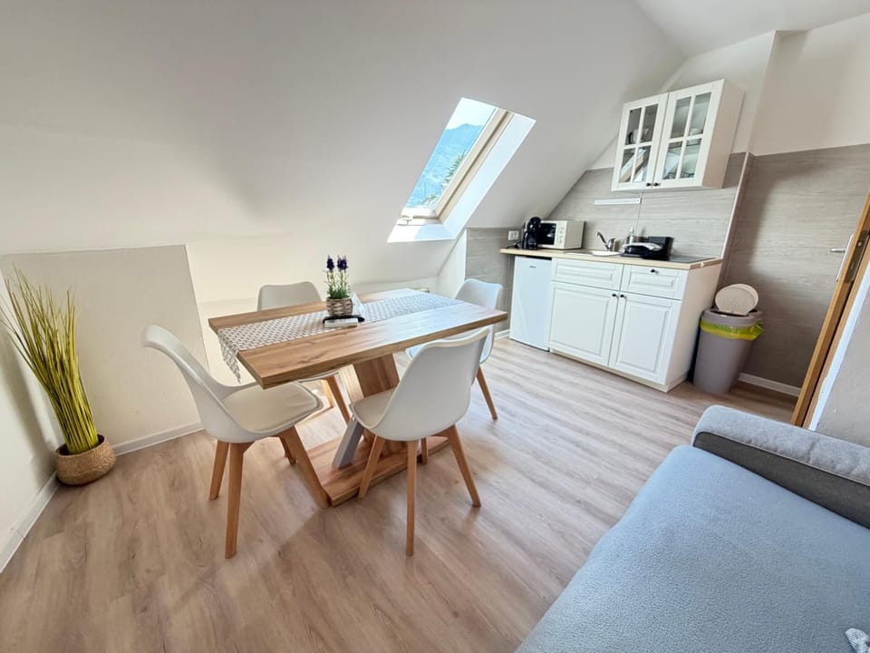 Kitchen or kitchenette, Dining area