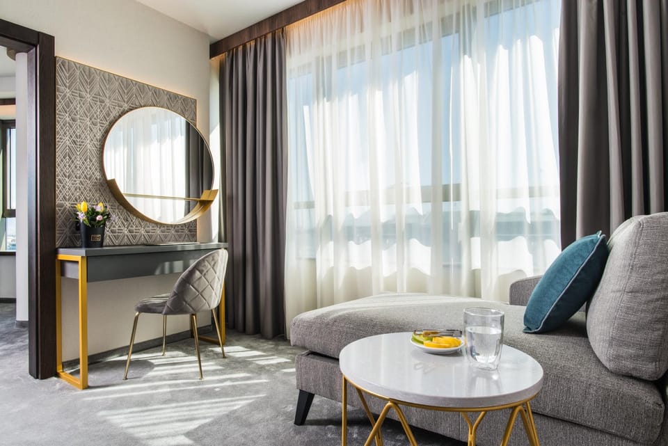 Living room, Seating area, Bedroom