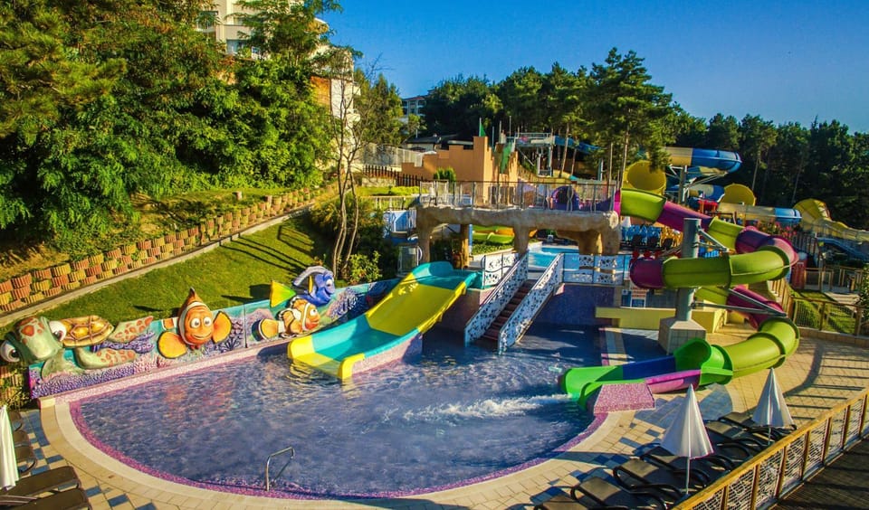 Aqua park, children