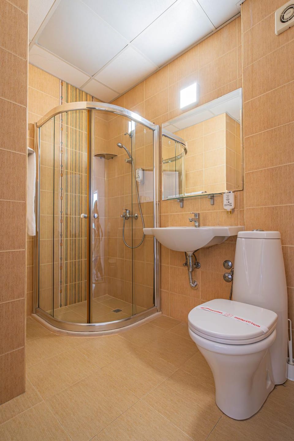 Shower, Toilet, towels