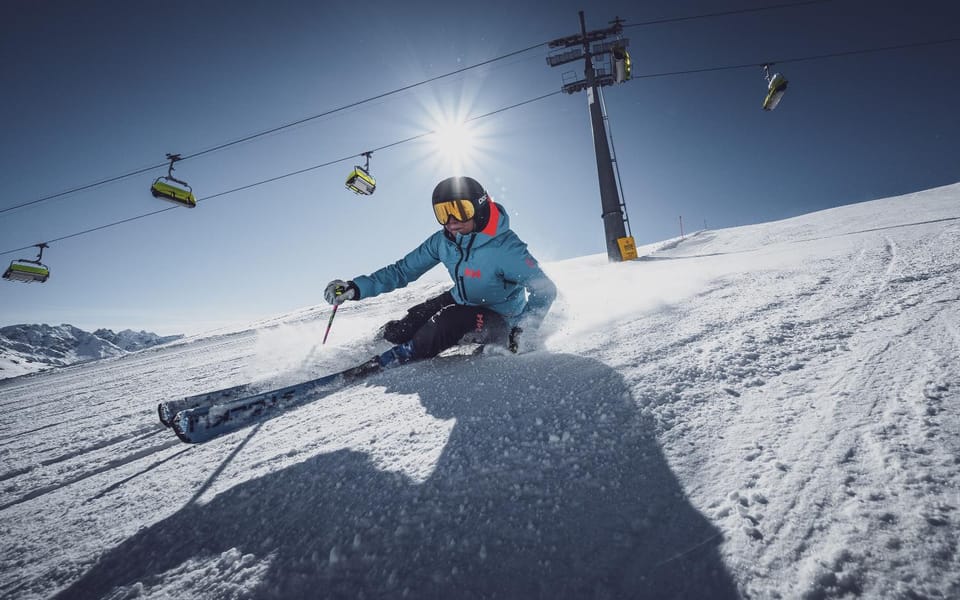 Winter, Skiing, Skiing