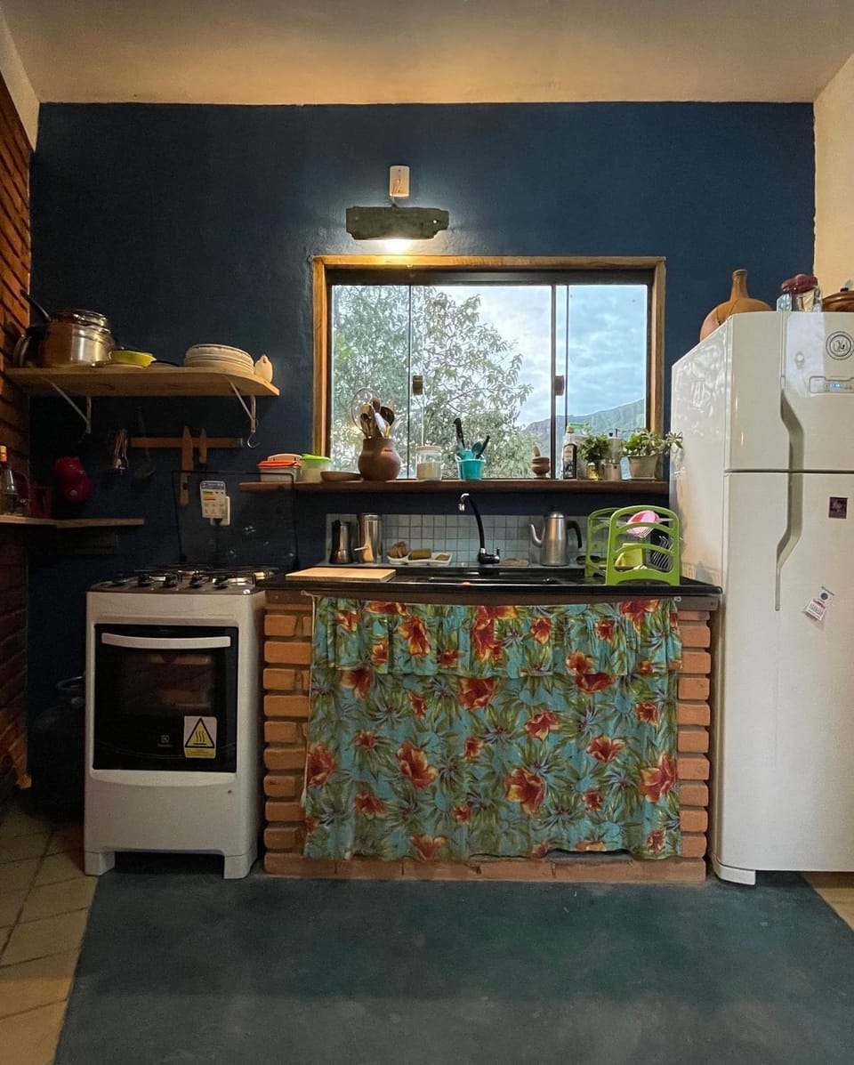 Kitchen or kitchenette, oven, stove